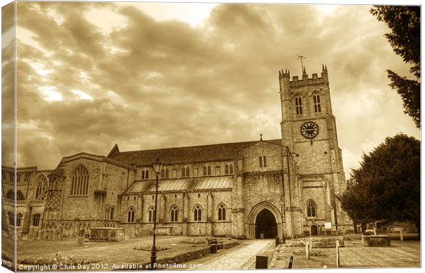 The Priory Canvas Print by Chris Day