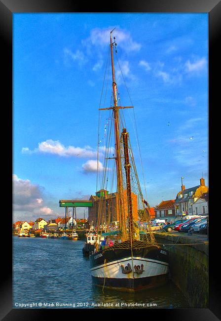 In the harbour Framed Print by Mark Bunning