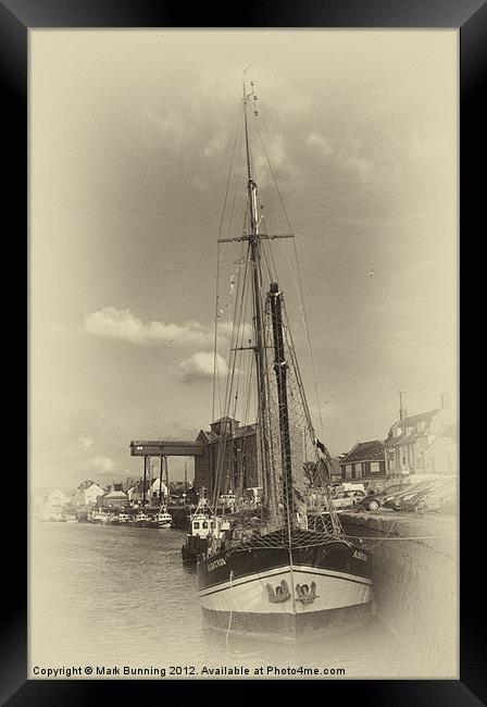 In the harbour old style Framed Print by Mark Bunning