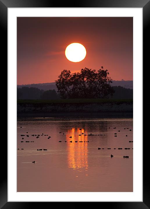 Glowing sunset Framed Mounted Print by Jack Jacovou Travellingjour