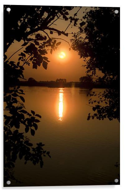 Canvus Sunset Naturally framed Acrylic by Jack Jacovou Travellingjour