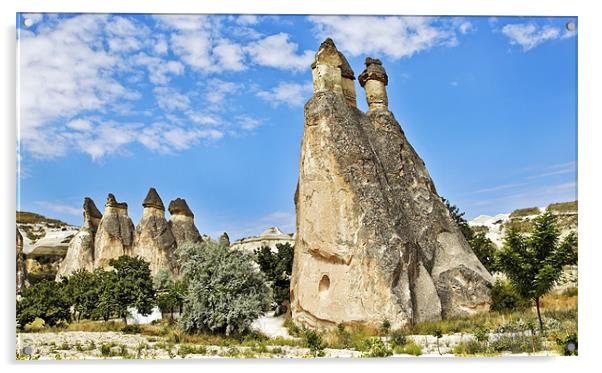 Limestone Soldiers of Cappadocia Acrylic by Arfabita  