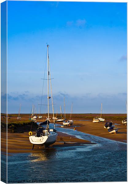 Wells-next-the-sea, Norfolk. Canvas Print by Lee Daly