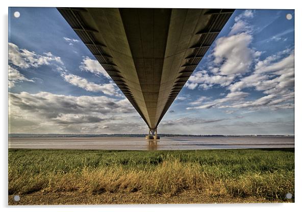 Under the Bridge Acrylic by Rick Parrott