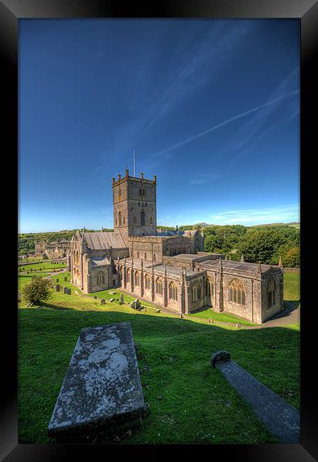 St Davids Cathedral Pembrokeshire 5 Framed Print by Steve Purnell