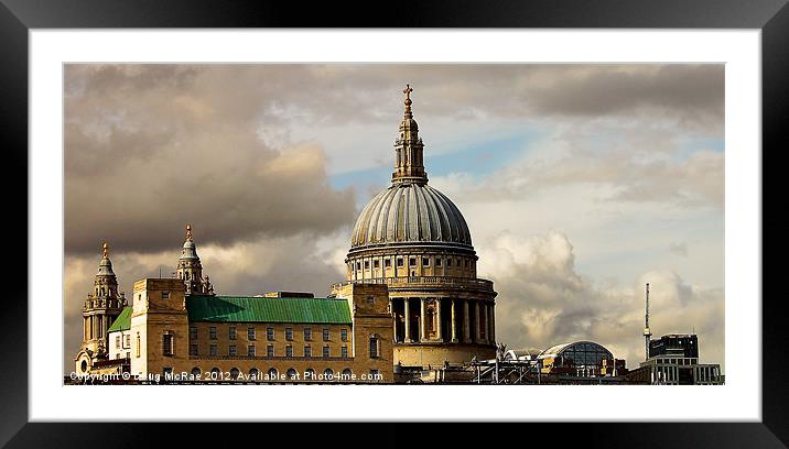 St Paul's Framed Mounted Print by Doug McRae