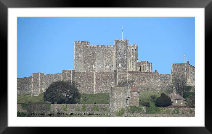 Dover Castle Framed Mounted Print by N C Photography