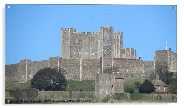 Dover Castle Acrylic by N C Photography