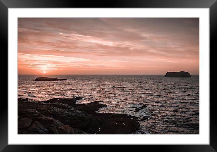 Hopes Nose Sunrise Framed Mounted Print by kevin wise