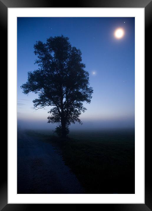 Moonlit dawn Framed Mounted Print by Ian Middleton