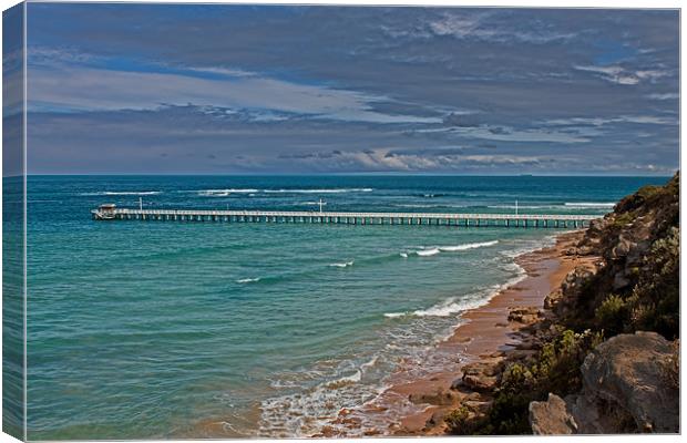Port Lonsdale Pier Canvas Print by Roger Green