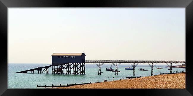 Selsey Lifeboat Station Framed Print by Donna Collett