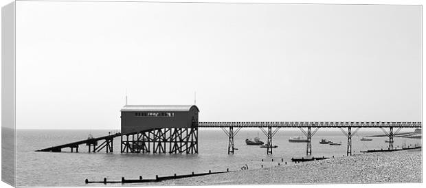 Lifeboat Station Canvas Print by Donna Collett