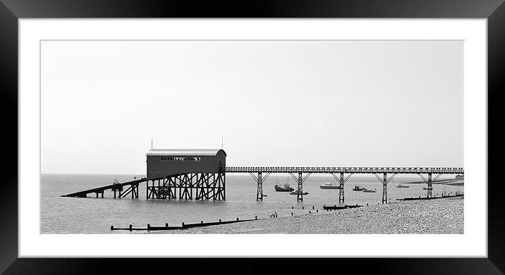 Lifeboat Station Framed Mounted Print by Donna Collett