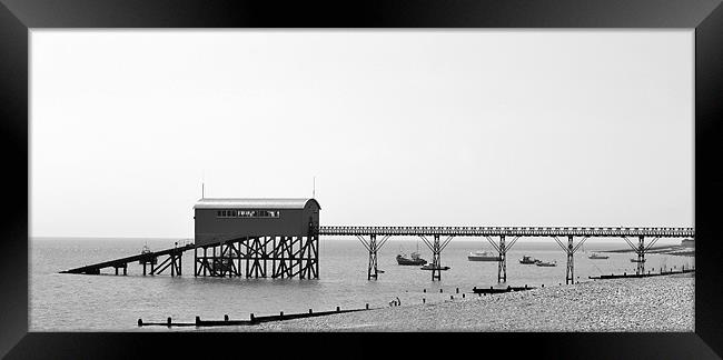 Lifeboat Station Framed Print by Donna Collett