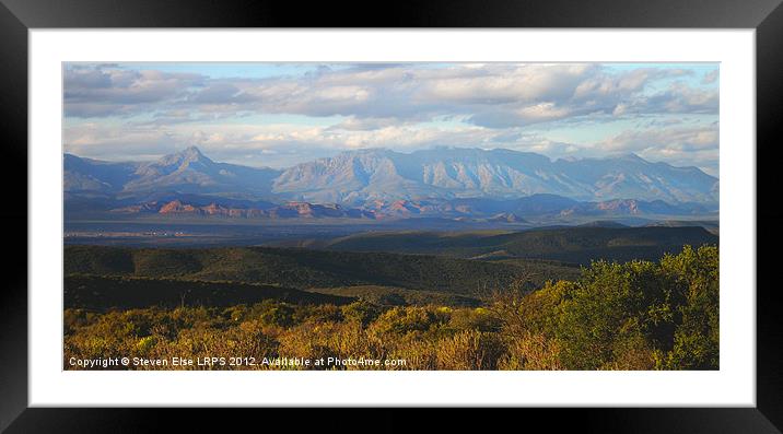 South African View Framed Mounted Print by Steven Else ARPS