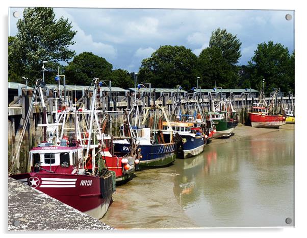 Rye Harbour Acrylic by Tony Murtagh