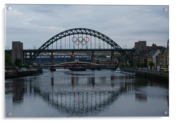 Tyne Bridge Acrylic by Dave Parkin