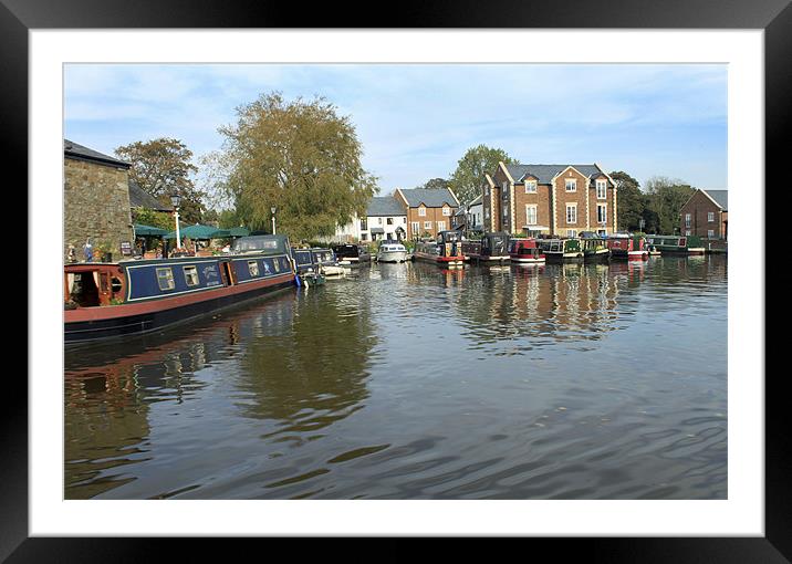 Garstang Basin Framed Mounted Print by David McCulloch