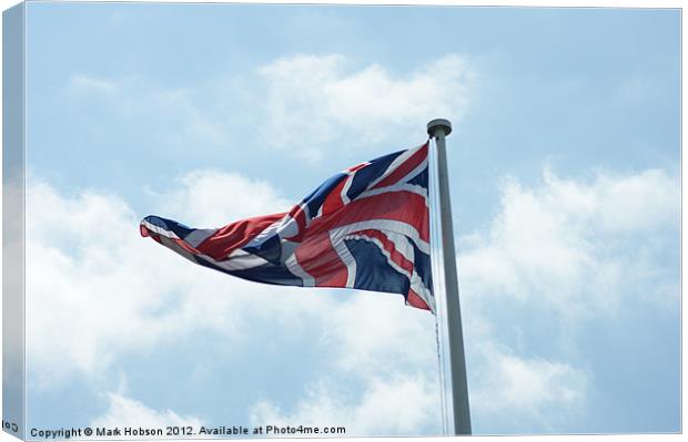 Flying the Flag Canvas Print by Mark Hobson
