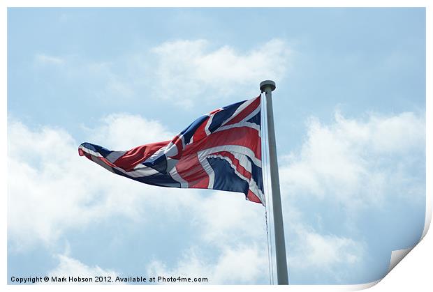 Flying the Flag Print by Mark Hobson