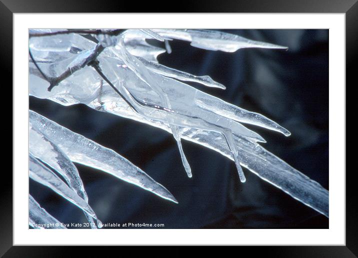 Swords of Ice Framed Mounted Print by Eva Kato