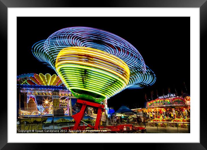 Fun At The Fair Framed Mounted Print by Susan Candelario