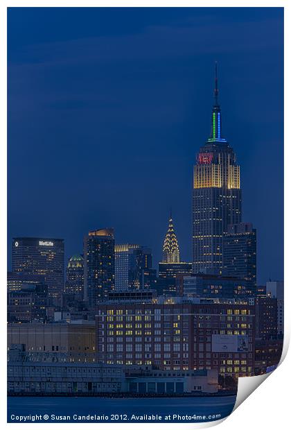 Empire State Print by Susan Candelario