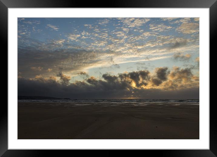 The end of the day Framed Mounted Print by Richard Cole