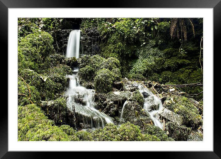 Green flow Framed Mounted Print by Richard Cole