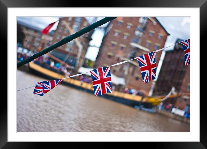 The Great British Flag Framed Mounted Print by Dan Fisher