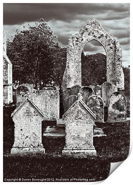 Wymondham Abbey Print by Darren Burroughs