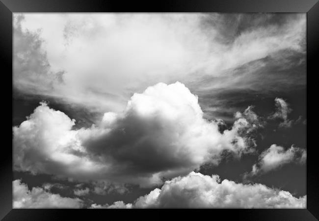 English Summer Sky Framed Print by David Pyatt