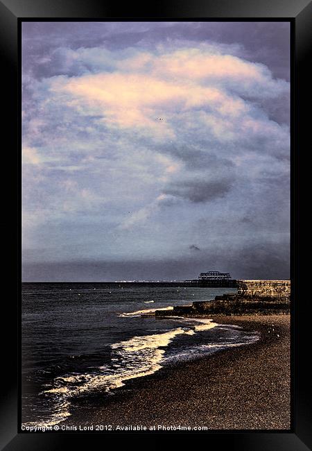 One Morning In Brighton Framed Print by Chris Lord