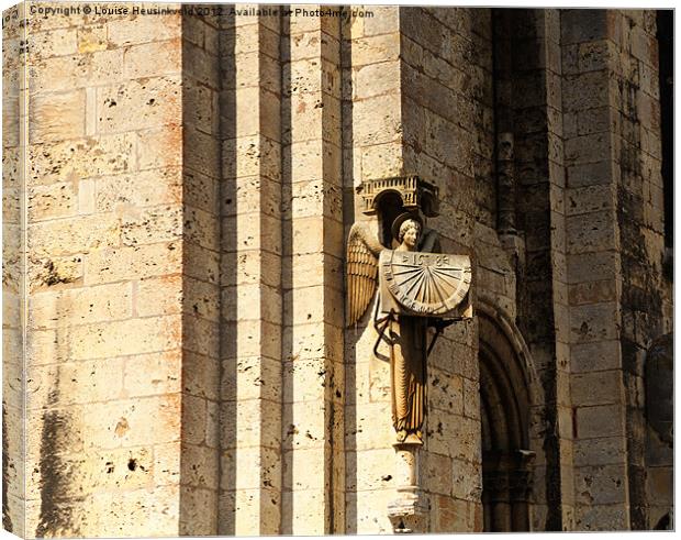 Chartres Cathedral, France Canvas Print by Louise Heusinkveld