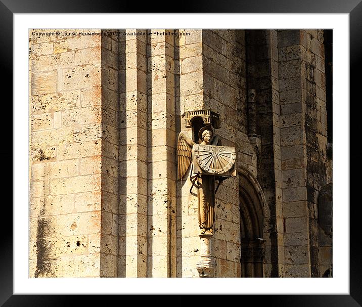 Chartres Cathedral, France Framed Mounted Print by Louise Heusinkveld