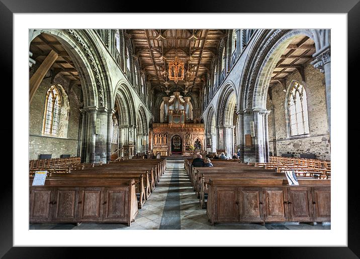 St Davids Cathedral Framed Mounted Print by Stephen Mole