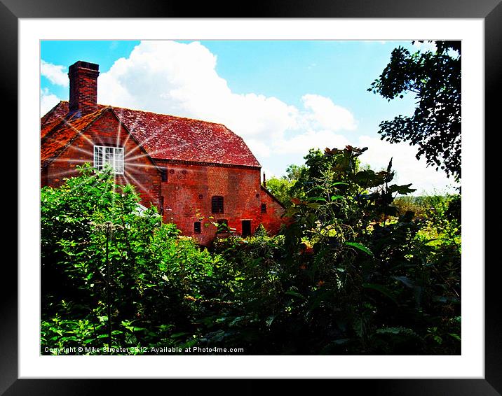 White Mill 2 Framed Mounted Print by Mike Streeter