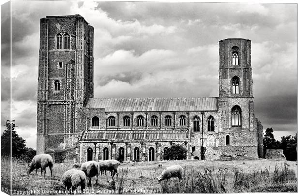 Wymondham Abbey Canvas Print by Darren Burroughs