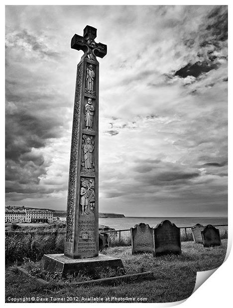 The Cross, Whitby, North Yorkshire Print by Dave Turner