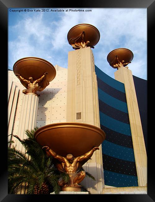 MGM Building Vegas Framed Print by Eva Kato