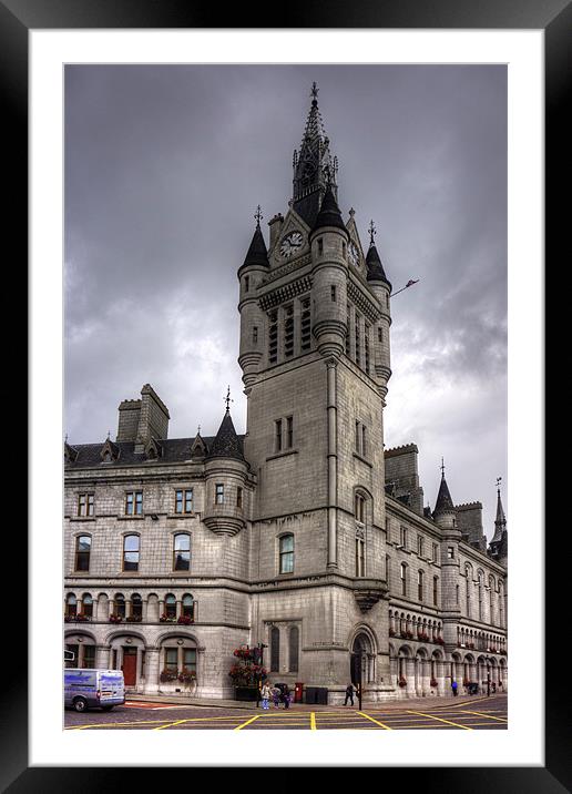 Aberdeen New Town House Framed Mounted Print by Tom Gomez