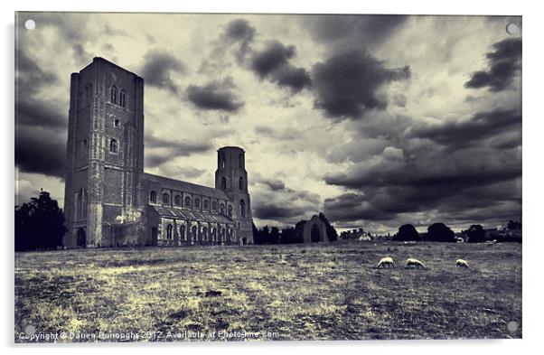 Wymondham Abbey Acrylic by Darren Burroughs