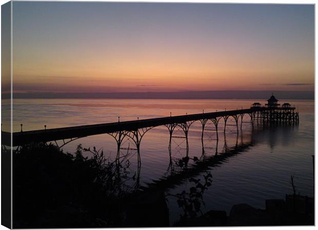 Clevedon Pier Canvas Print by Will Ogborne