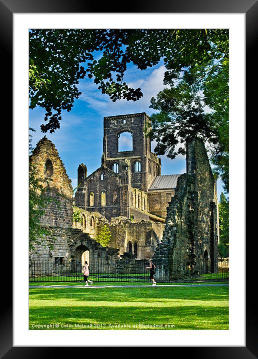 Kirkstall Abbey #3 Framed Mounted Print by Colin Metcalf