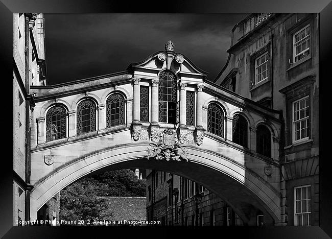 Bridge of Sighs Oxford Framed Print by Philip Pound