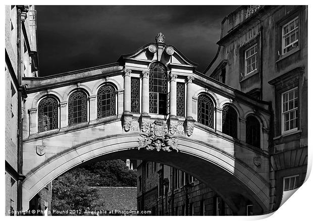 Bridge of Sighs Oxford Print by Philip Pound