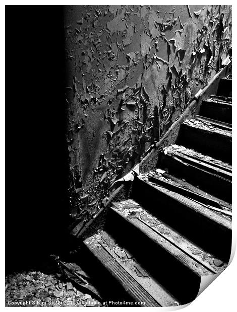 The Stairs Print by Kim Slater