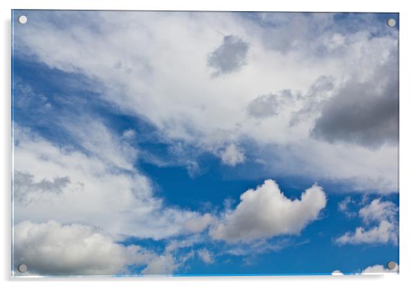 English Summer Sky Acrylic by David Pyatt
