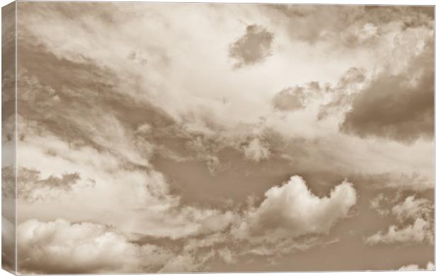 English Summer Sky Canvas Print by David Pyatt